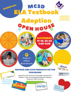 Textbook Adoption for Elementary Schools, Reading and Language Arts